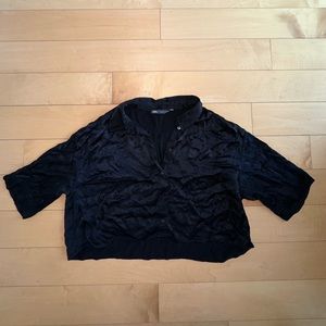 Zara cropped blouse
